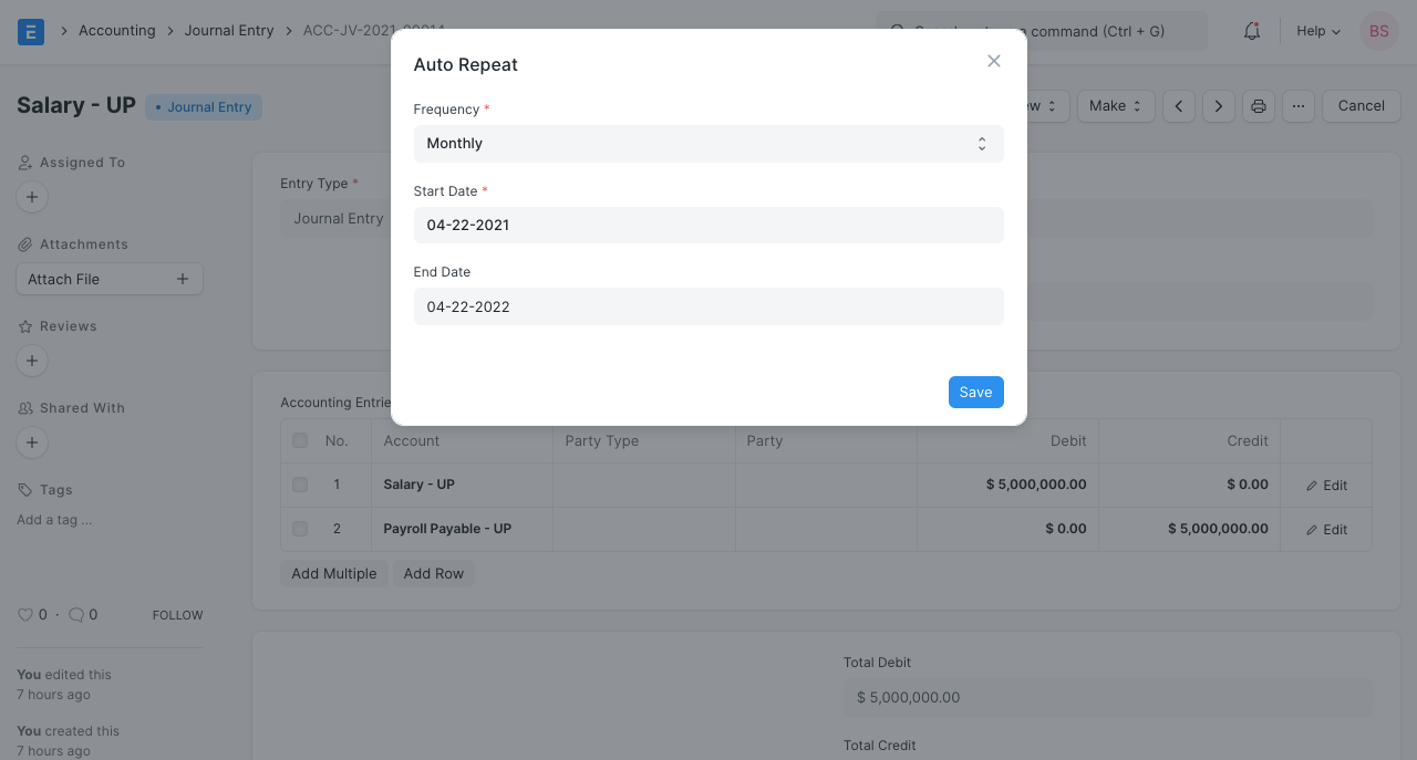Auto Repeat Prompt